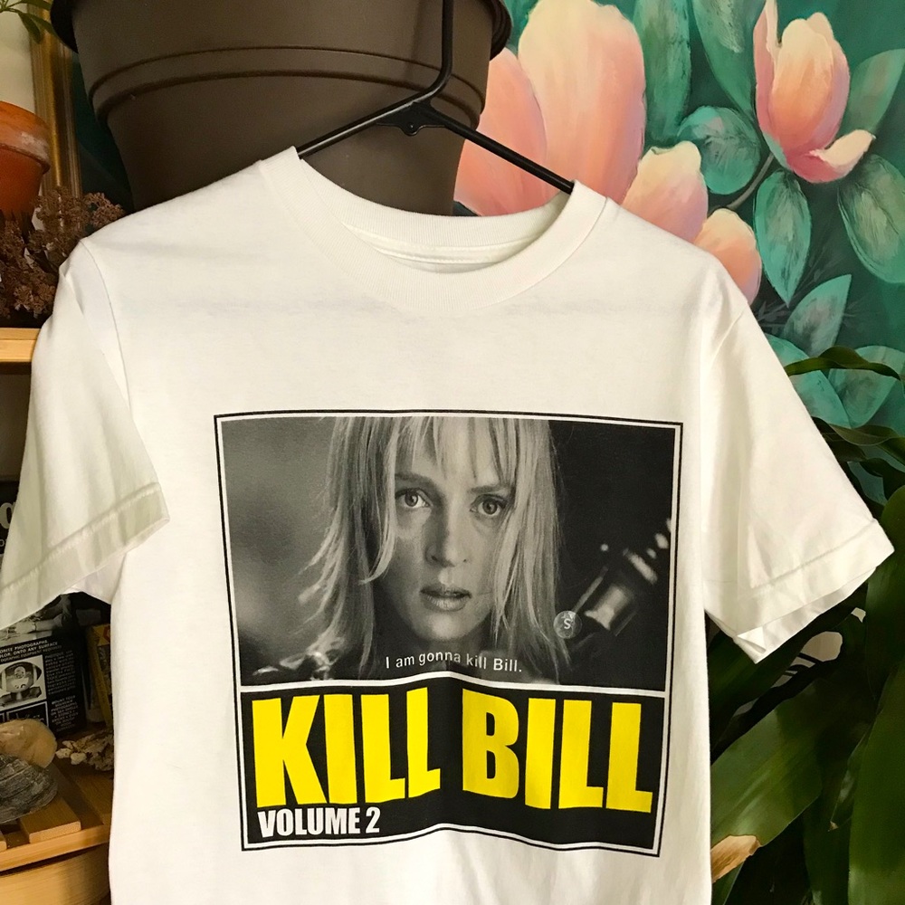 Kill Bill movie shirt.